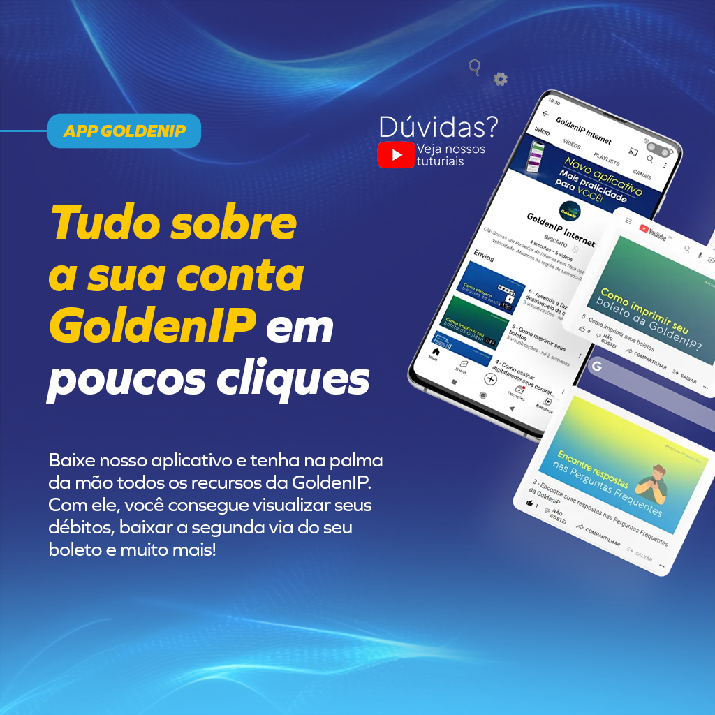 GoldenIP - Internet de Fibra Óptica | Lajeado e Região
